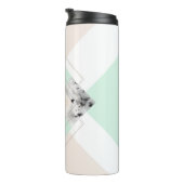 Bouteilles Isothermes Dessin géométrique de style moderne (Tourné sur la droite)