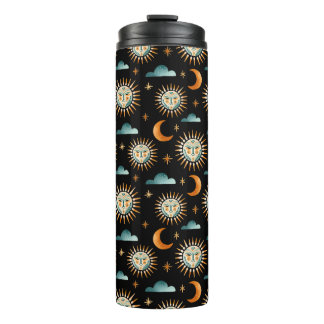 Bouteilles Isothermes Dessin solaire — mayastyle — noir