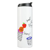 Bouteilles Isothermes Dessins de l'enfant Enseignant Cadeau Tumbler ther (Tourné sur la gauche)