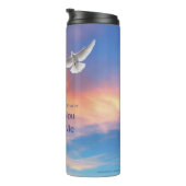 Bouteilles Isothermes Deux colombes avec une prière de bénédiction (Tourné sur la droite)