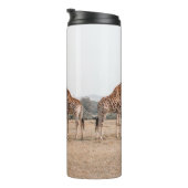 BOUTEILLES ISOTHERMES DEUX GIRAFFES (Tourné sur la droite)
