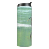 Bouteilles Isothermes Deux hérons au bord de la rivière (Tourné sur la gauche)