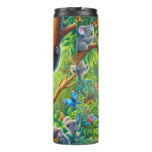 Bouteilles Isothermes Deux Koalas dans la forêt de papillons (Dos)