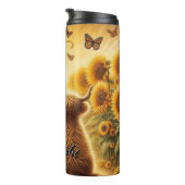 Bouteilles Isothermes Deux vaches en arrière (Tourné sur la droite)