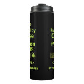 Bouteilles Isothermes Développeur Python drôle – Alimenté par les bugs d (Devant)