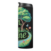 Bouteilles Isothermes Devenez écolo Reste serene Tee (Tourné sur la droite)