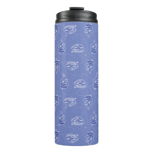 Bouteilles Isothermes Dexter et Mandark Motif atomique (Devant)