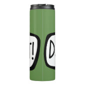Bouteilles Isothermes DIA DUIT ! Irish Gaelic Grey Speech Bubble (Dos)