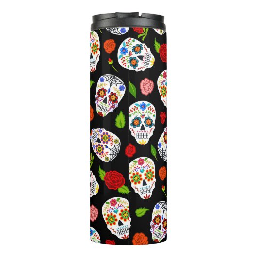 Bouteilles Isothermes Dia Los Muertos : motif crâne à sucre. (Dos)