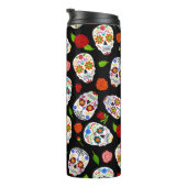 Bouteilles Isothermes Dia Los Muertos : motif crâne à sucre. (Tourné sur la droite)