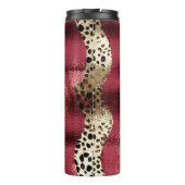 Bouteilles Isothermes Diagonal Textured Animal Print Strips (Dos)