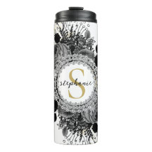 Diamants de style Roses noires en or Monogramme