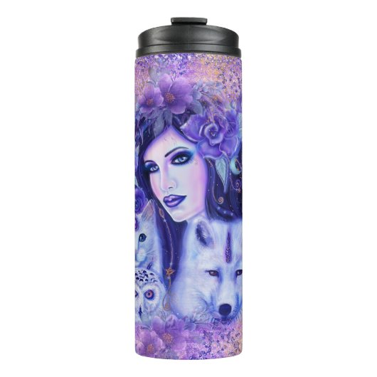 Bouteilles Isothermes Diana goddess art par Renee Thermal Tumbler (Devant)