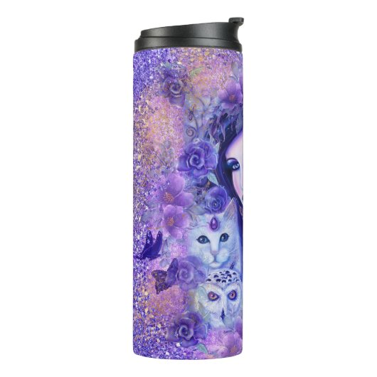 Bouteilles Isothermes Diana goddess art par Renee Thermal Tumbler (Tourné sur la gauche)