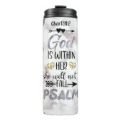 Bouteilles Isothermes Dieu en elle : Force inébranlable (Devant)