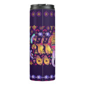 Bouteilles Isothermes Dieu hindou Ganesha et symboles indiens en bande (Dos)