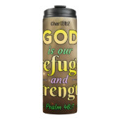 Bouteilles Isothermes Dieu Notre Refuge et notre Force (Devant)