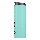 Bouteilles Isothermes Dieu personnalisé dit que vous êtes, Écritures (Tourné sur la droite)