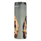 Bouteilles Isothermes Dieu plus fort (Hanuman ji) conception (Dos)