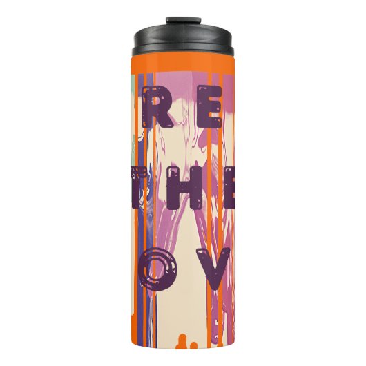 Bouteilles Isothermes Diffuser L'Amour Fondu Couleurs Citations Positive (Devant)