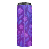 Bouteilles Isothermes Digital Bloom Future Pattern | Floral Futuriste (Dos)