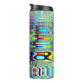Bouteilles Isothermes Digital effects. Multicolor abstract background. C (Tourné sur la droite)