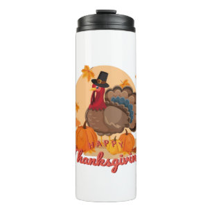 Bouteilles Isothermes dinde pèlerine bon thanksgiving