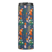 Bouteilles Isothermes Dinosaur Noël Party Blue (Dos)