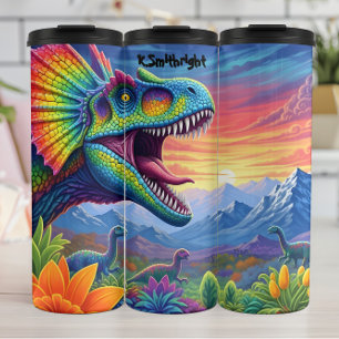 Bouteilles Isothermes Dinosaure à collerette arc-en-ciel Vallée du couch