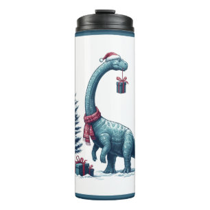 Bouteilles Isothermes dinosaure Brontosaurus de Noël