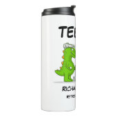 Bouteilles Isothermes Dinosaure de golf à la retraite (Tourné sur la gauche)