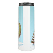 Bouteilles Isothermes Dinosaure sucre de canne de Noël mignon (Dos)