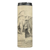 Bouteilles Isothermes Dinosaures classiques (Dos)