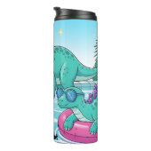 Bouteilles Isothermes Dinosaurs Pool Party Summer Fun (Tourné sur la droite)