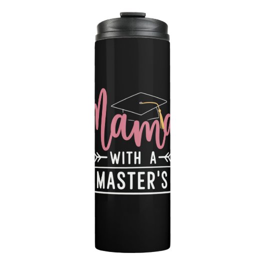 Bouteilles Isothermes Diplôme de Master Mama MBA Diplômée de Master (Devant)