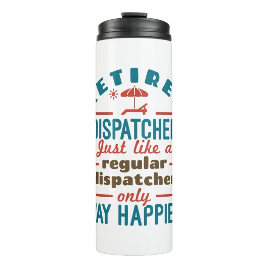 Bouteilles Isothermes Dispatcher à la retraite 911 Dispatch Retirement H (Devant)