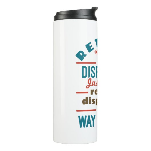 Bouteilles Isothermes Dispatcher à la retraite 911 Dispatch Retirement H (Tourné sur la gauche)