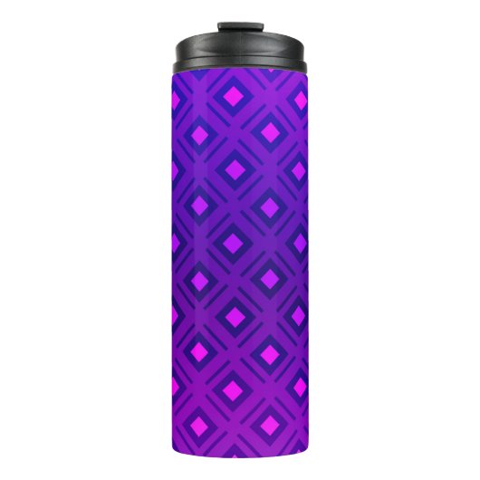 Bouteilles Isothermes Disposition violet clair avec lignes, rectangle. b (Devant)