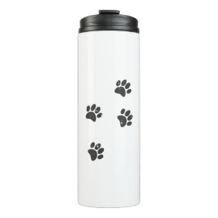 Bouteilles Isothermes Distresse Chien Paw Traces