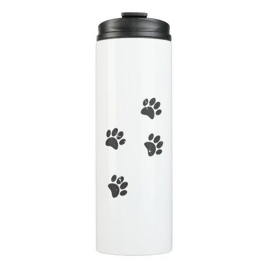 Bouteilles Isothermes Distresse Chien Paw Traces (Devant)
