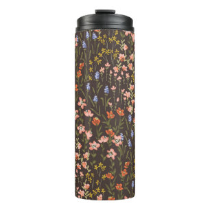 Bouteilles Isothermes Ditsy Flowers : Vintage Mille-Fleur Motif