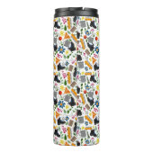 Bouteilles Isothermes Ditzy Whimsical Motif | Art populaire en plein air (Dos)