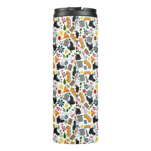 Bouteilles Isothermes Ditzy Whimsical Motif | Art populaire en plein air (Dos)