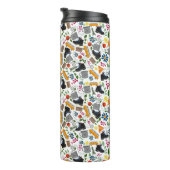 Bouteilles Isothermes Ditzy Whimsical Motif | Art populaire en plein air (Tourné sur la droite)