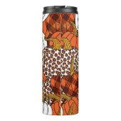 Bouteilles Isothermes Divers citrouilles. Leopard, orange, blanc et buf (Dos)