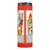 Bouteilles Isothermes DIX SEAUX UN BONHEUR Thermique À LEAPES + Rouge (Dos)