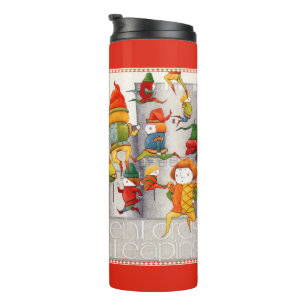 Bouteilles Isothermes DIX SEAUX UN BONHEUR Thermique À LEAPES + Rouge