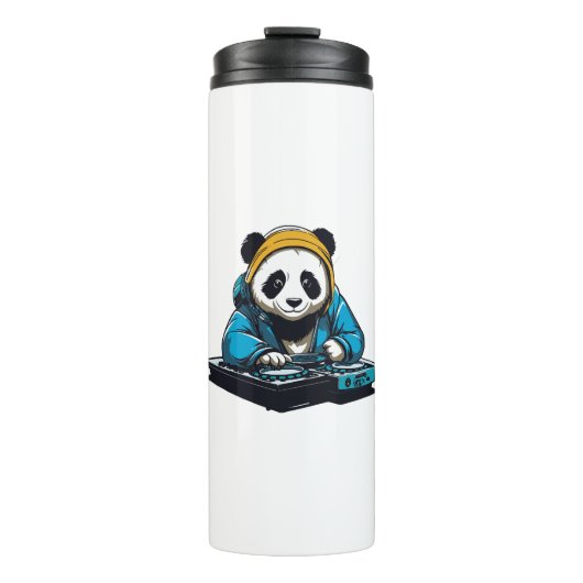 Bouteilles Isothermes DJ Kawaii Panda (Devant)