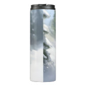 Bouteilles Isothermes Doberman Pinscher neige de Noël hiver (Dos)