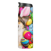 Bouteilles Isothermes Dog Laying on Easter Eggs (Tourné sur la droite)